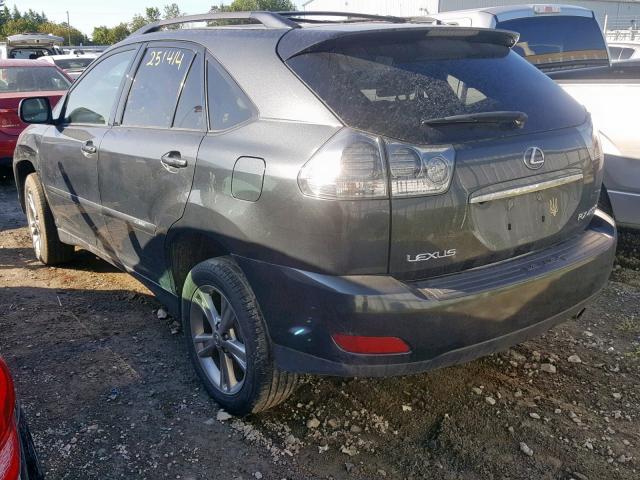 JTJHW31U372018959 - 2007 LEXUS RX 400H GRAY photo 3