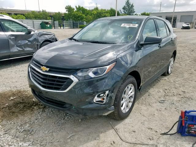 2GNAXHEVXK6146216 - 2019 CHEVROLET EQUINOX LS GRAY photo 2