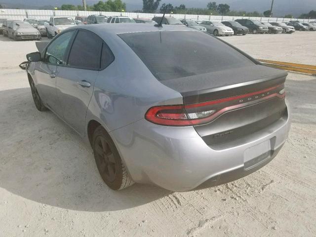 1C3CDFBB2GD605938 - 2016 DODGE DART SXT GRAY photo 3