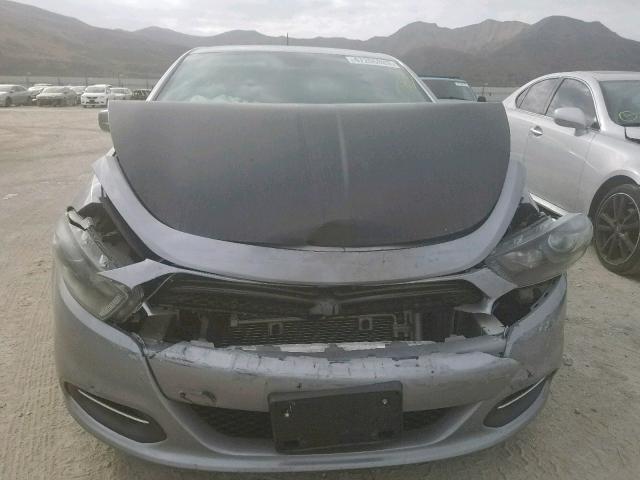 1C3CDFBB2GD605938 - 2016 DODGE DART SXT GRAY photo 9