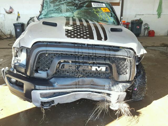 1C6RR7YTXFS778895 - 2015 RAM 1500 REBEL ვერცხლისფერი ფოტო 7