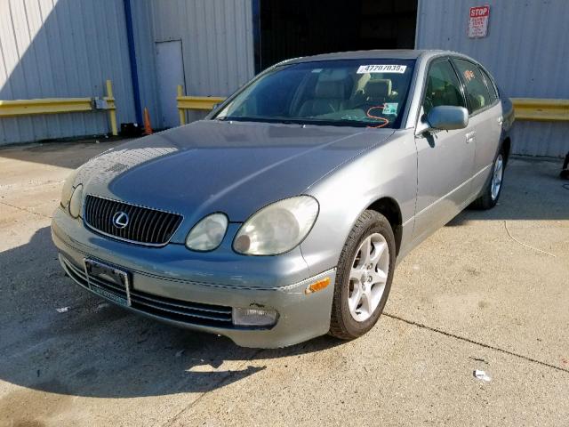 JT8BD69S840194589 - 2004 LEXUS GS 300 GREEN photo 2