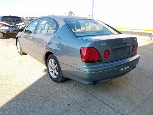 JT8BD69S840194589 - 2004 LEXUS GS 300 GREEN photo 3