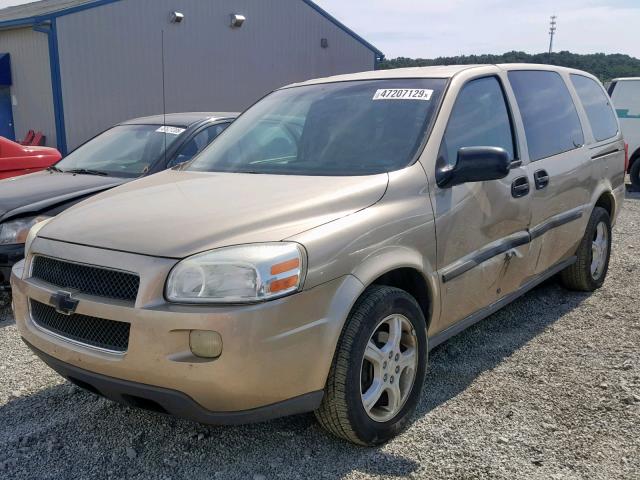 1GNDV23L66D237041 - 2006 CHEVROLET UPLANDER L GOLD photo 2