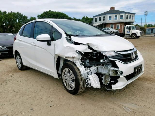 3HGGK5H42KM727204 - 2019 HONDA FIT LX WHITE photo 1