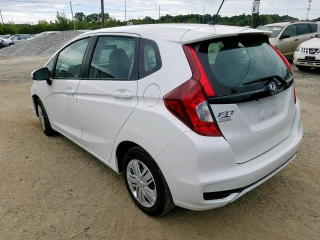 3HGGK5H42KM727204 - 2019 HONDA FIT LX WHITE photo 3