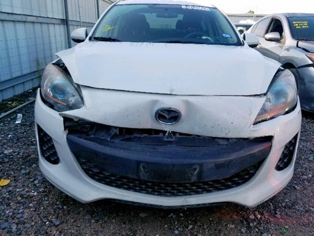 JM1BL1V70C1630711 - 2012 MAZDA 3 I WHITE photo 9