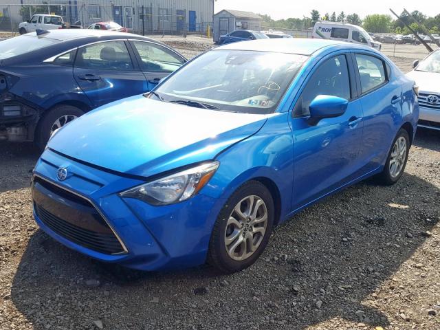 3MYDLBZV6GY100317 - 2016 TOYOTA SCION IA BLUE photo 2