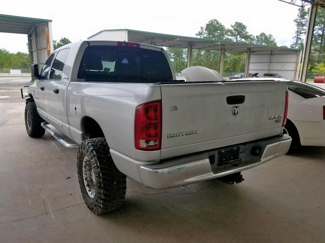 3D7KS29CX6G227802 - 2006 DODGE RAM 2500 SILVER photo 3