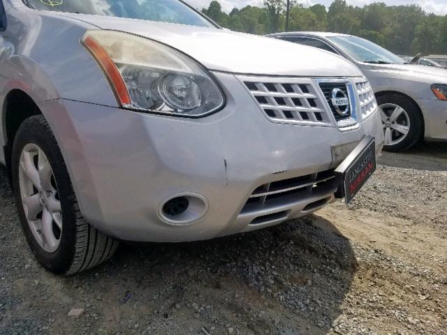 JN8AS58V19W192264 - 2009 NISSAN ROGUE S SILVER photo 9