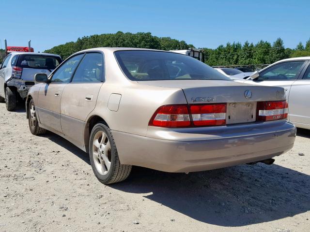 JT8BF28G810332269 - 2001 LEXUS ES 300 TAN photo 3