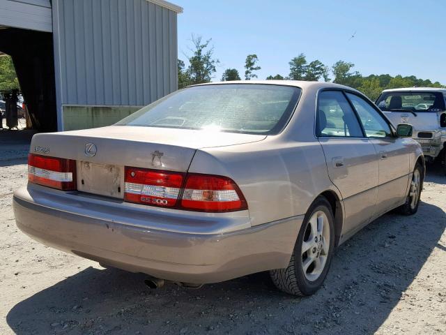 JT8BF28G810332269 - 2001 LEXUS ES 300 TAN photo 4