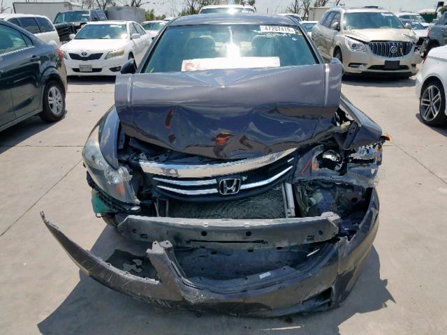 1HGCP2F31CA083959 - 2012 HONDA ACCORD LX BROWN photo 7