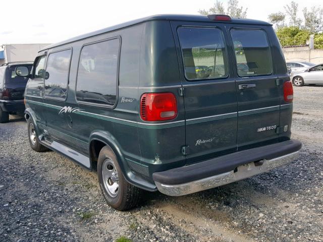 2B6HB11Z6XK518952 - 1999 DODGE RAM VAN B1 GREEN photo 3