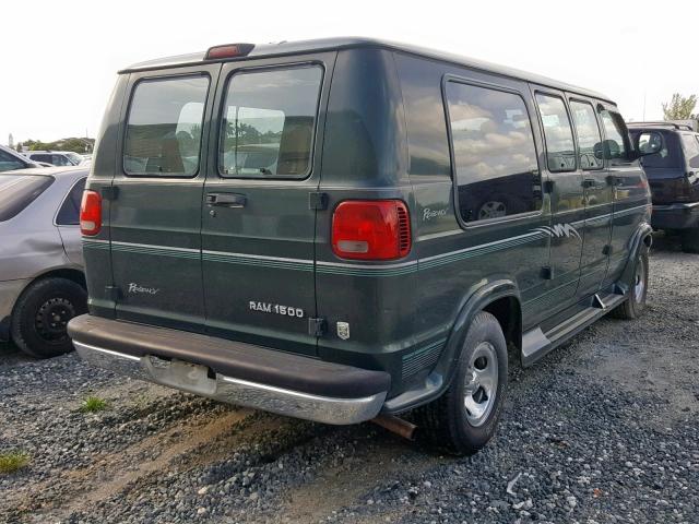 2B6HB11Z6XK518952 - 1999 DODGE RAM VAN B1 GREEN photo 4