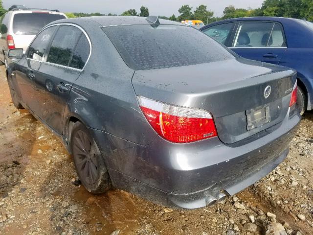 WBANB53576CP02812 - 2006 BMW 550 I GRAY photo 3