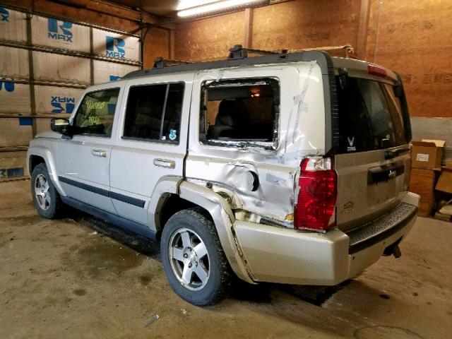 1J8HG48K09C501289 - 2009 JEEP COMMANDER 银色 照片 3