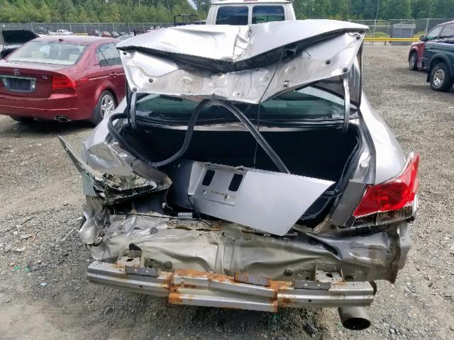 1HGCP26449A072889 - 2009 HONDA ACCORD LXP GRAY photo 9