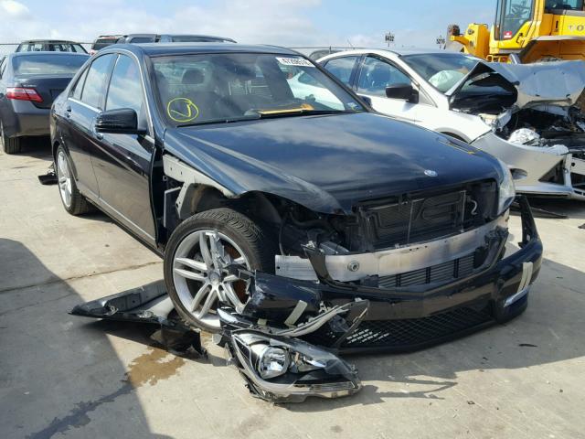 WDDGF4HB3DR285665 - 2013 MERCEDES-BENZ C 250 BLACK photo 1