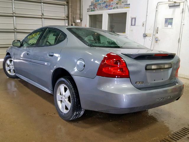 2G2WP552081140812 - 2008 PONTIAC GRAND PRIX GRAY photo 3