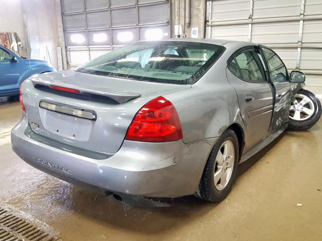 2G2WP552081140812 - 2008 PONTIAC GRAND PRIX GRAY photo 4
