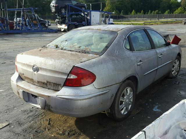 2G4WC532X51348925 - 2005 BUICK LACROSSE C BLUE photo 4