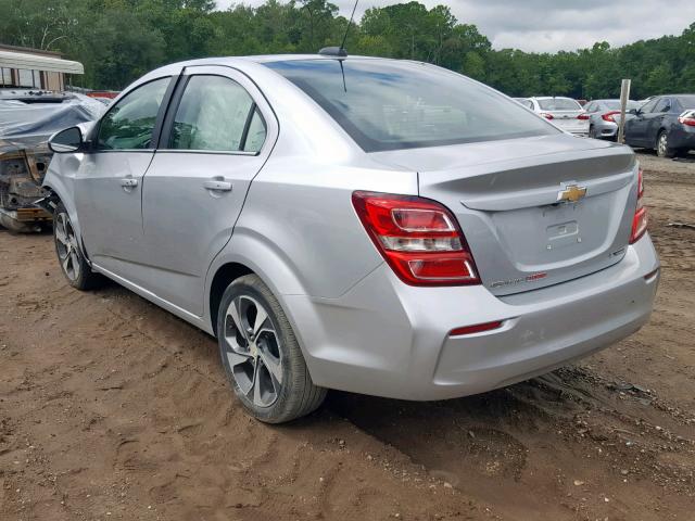 1G1JF5SB3J4106671 - 2018 CHEVROLET SONIC PREM SILVER photo 3