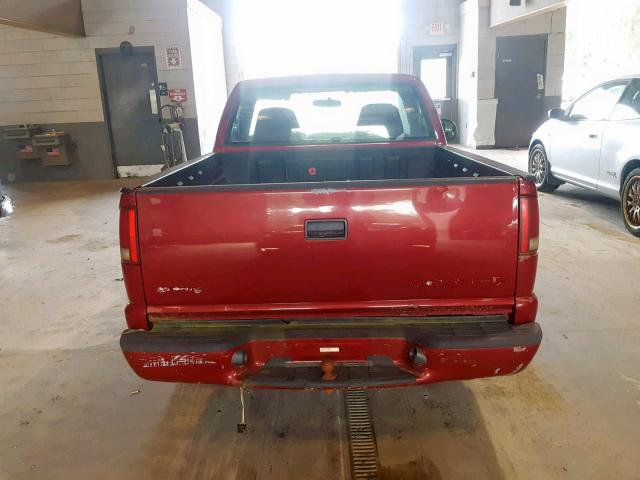 1GCCS14H438261196 - 2003 CHEVROLET S TRUCK S1 RED photo 6