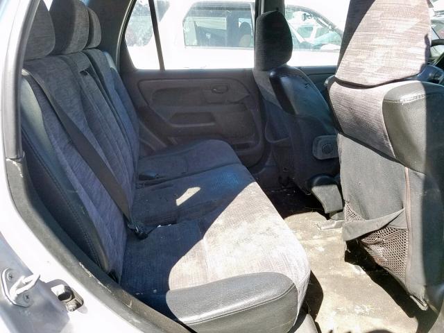 JHLRD78402C021396 - 2002 HONDA CR-V LX SILVER photo 6