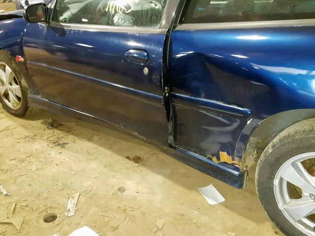 1G1JF12T117107642 - 2001 CHEVROLET CAVALIER Z BLUE photo 10