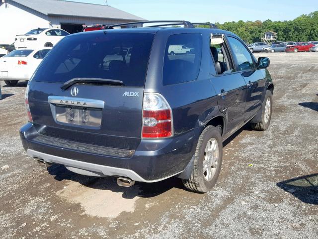 2HNYD18665H554436 - 2005 ACURA MDX TOURIN CHARCOAL photo 4