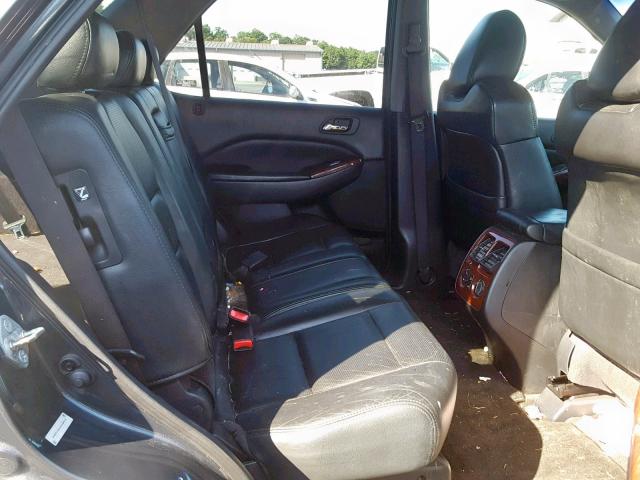 2HNYD18665H554436 - 2005 ACURA MDX TOURIN CHARCOAL photo 6