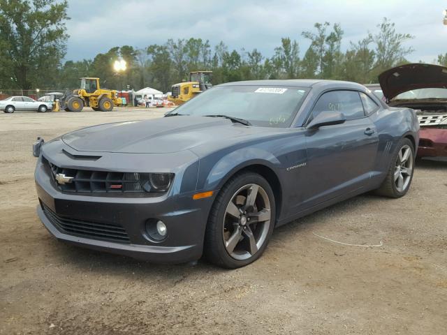 2G1FS1EW5B9155765 - 2011 CHEVROLET CAMARO SS GRAY photo 2