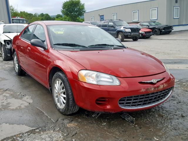 1C3EL46X33N548711 - 2003 CHRYSLER SEBRING LX RED photo 1