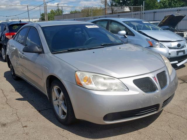 1G2ZF58B874153161 - 2007 PONTIAC G6 VALUE L SILVER photo 1