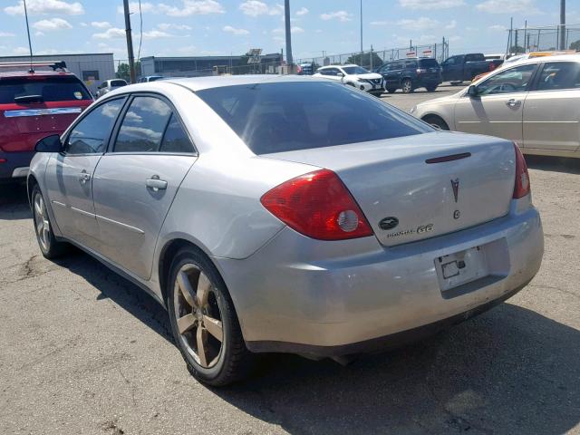 1G2ZF58B874153161 - 2007 PONTIAC G6 VALUE L SILVER photo 3