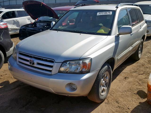 JTEGD21A440098442 - 2004 TOYOTA HIGHLANDER SILVER photo 2