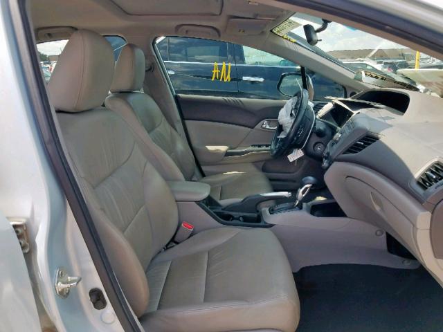 2HGFB2F92CH520238 - 2012 HONDA CIVIC EXL 蓝色 照片 5