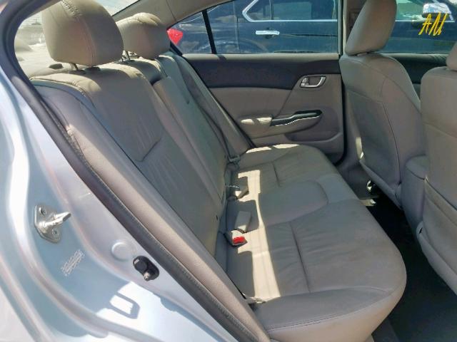 2HGFB2F92CH520238 - 2012 HONDA CIVIC EXL 蓝色 照片 6