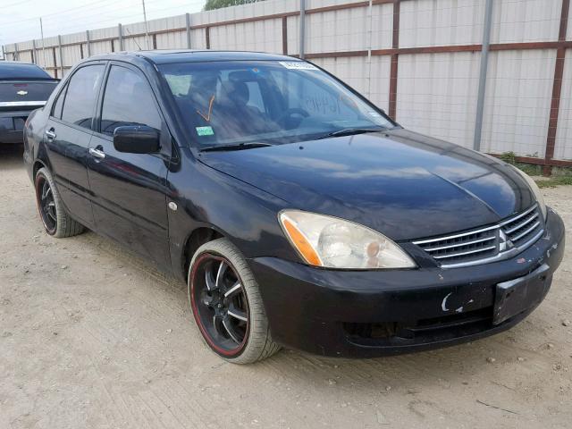 JA3AJ26E56U061845 - 2006 MITSUBISHI LANCER ES BLACK photo 1