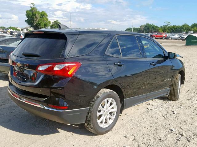 2GNAXHEV2J6343296 - 2018 CHEVROLET EQUINOX LS BLACK photo 4