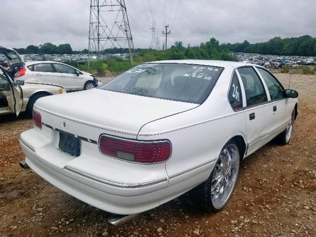 1G1BL52W3SR107498 - 1995 CHEVROLET CAPRICE CL WHITE photo 4