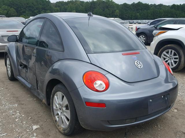 3VWRW31C38M506895 - 2008 VOLKSWAGEN NEW BEETLE GRAY photo 3