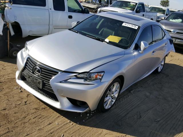 JTHBF1D26F5058455 - 2015 LEXUS IS 250 SILVER photo 2