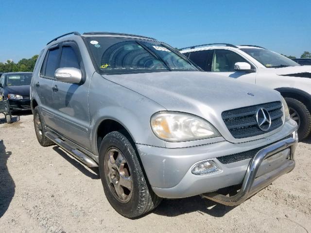 4JGAB57EX4A460713 - 2004 MERCEDES-BENZ ML 350 SILVER photo 1