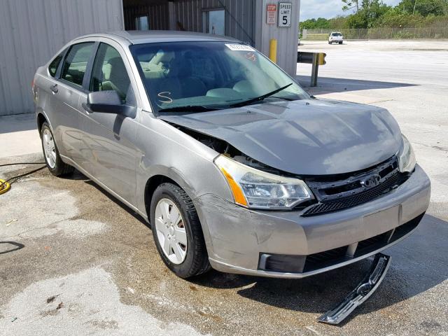 1FAHP34N38W286205 - 2008 FORD FOCUS S/SE GRAY photo 1