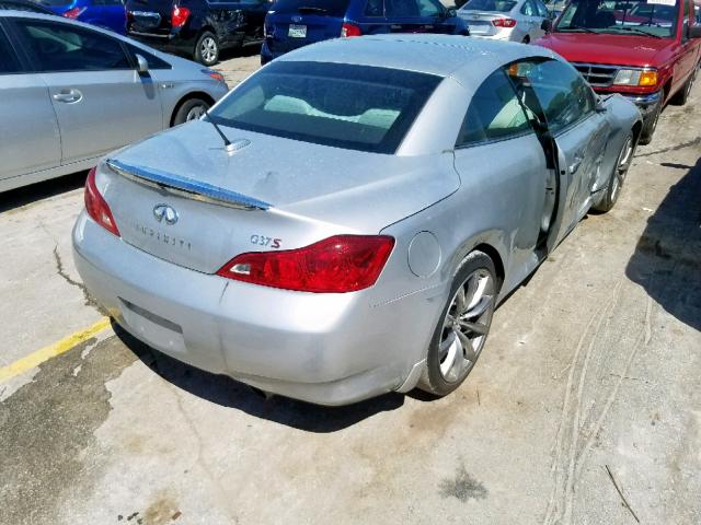 JNKCV66E89M720851 - 2009 INFINITI G37 BASE SILVER photo 4