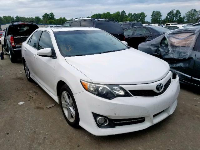 4T1BF1FK4CU593523 - 2012 TOYOTA CAMRY BASE WHITE photo 1