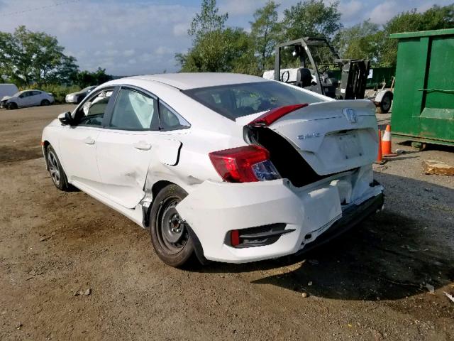 2HGFC2F65KH520221 - 2019 HONDA CIVIC LX WHITE photo 3