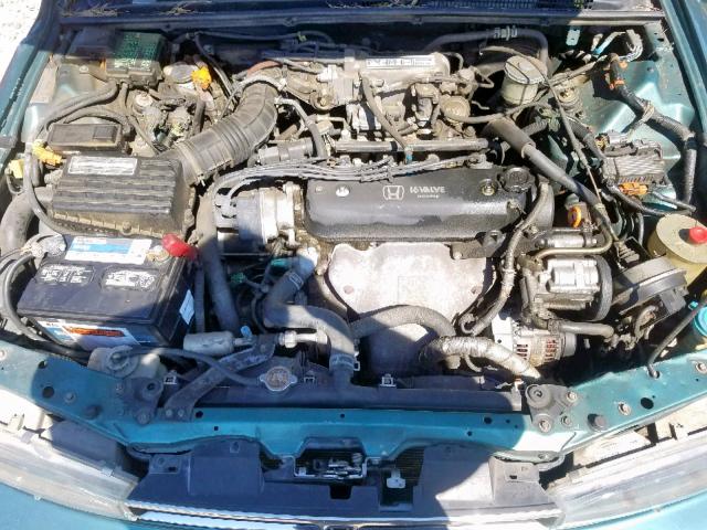 1HGCB7677PA064174 - 1993 HONDA ACCORD EX GREEN photo 7